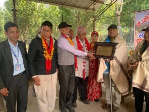 आर्थिक सहयोगबाट विद्यालय ऋणमुक्त